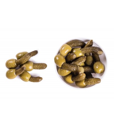 Aceitunas con pepino, 700 gr.